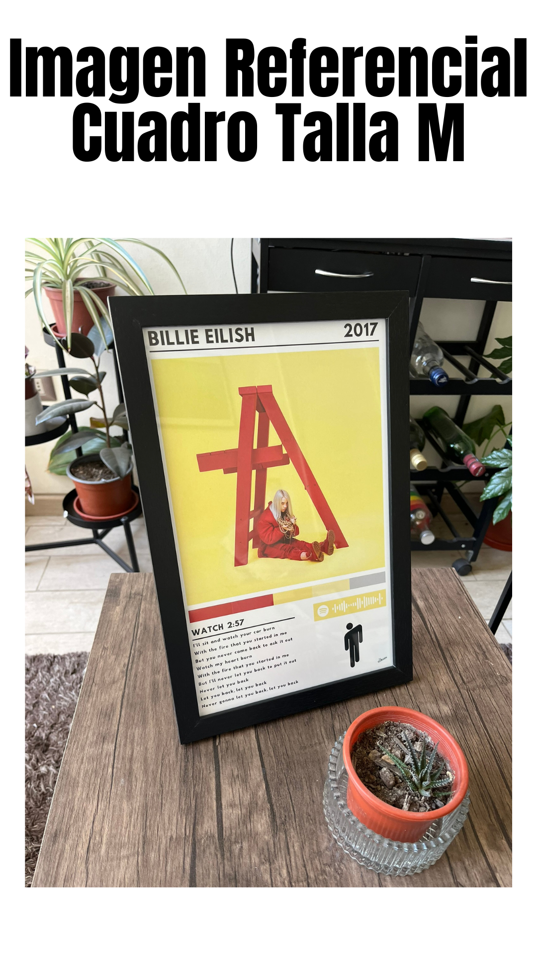 Cuadro Billie Eilish - watch