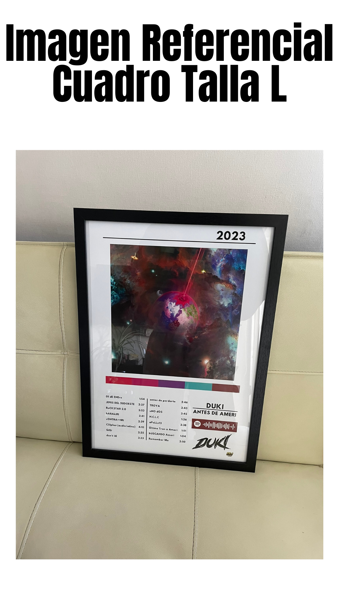 Cuadro Duki - Antes de Ameri