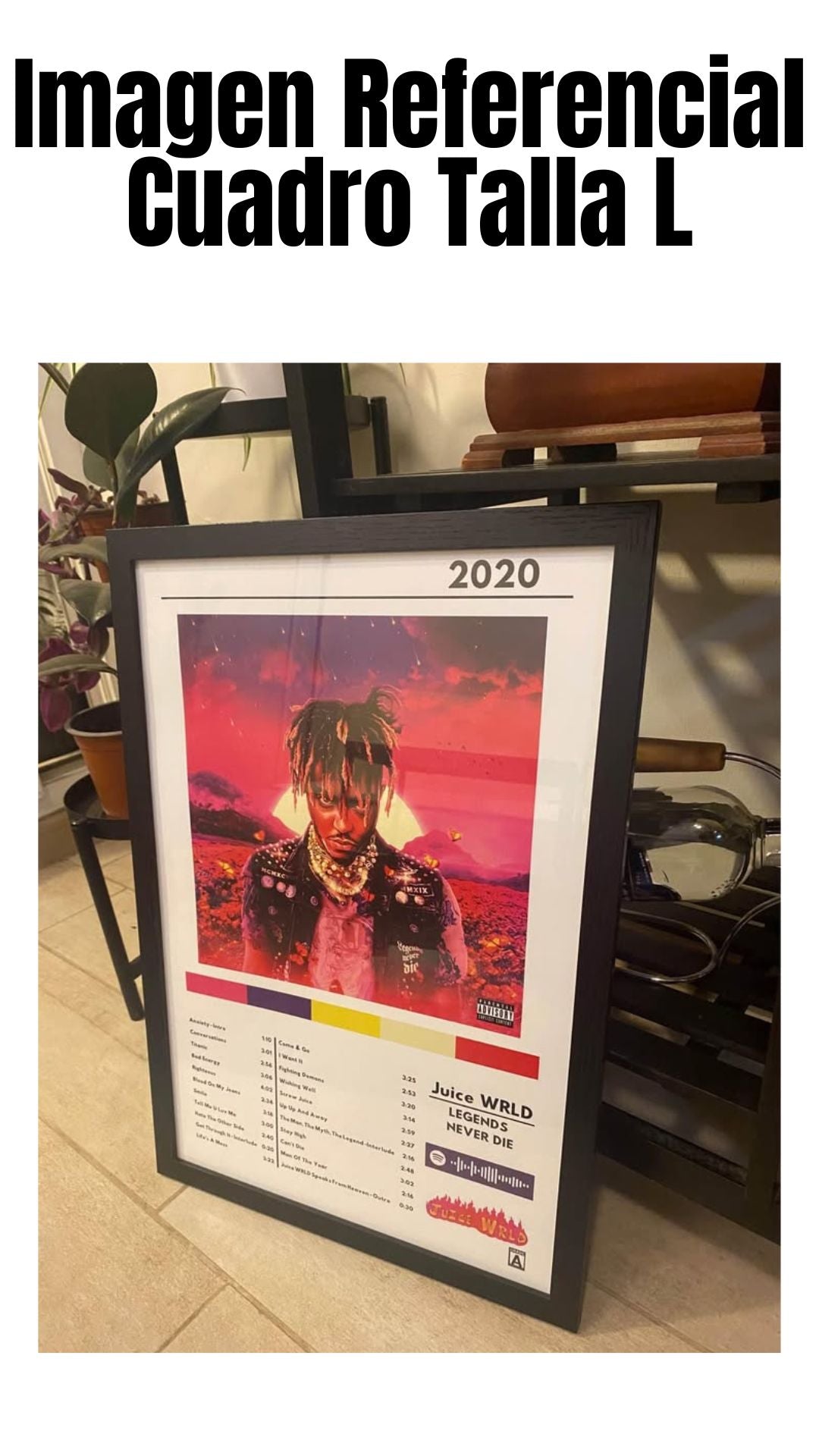 Cuadro Juice WRLD - Legends Never Die