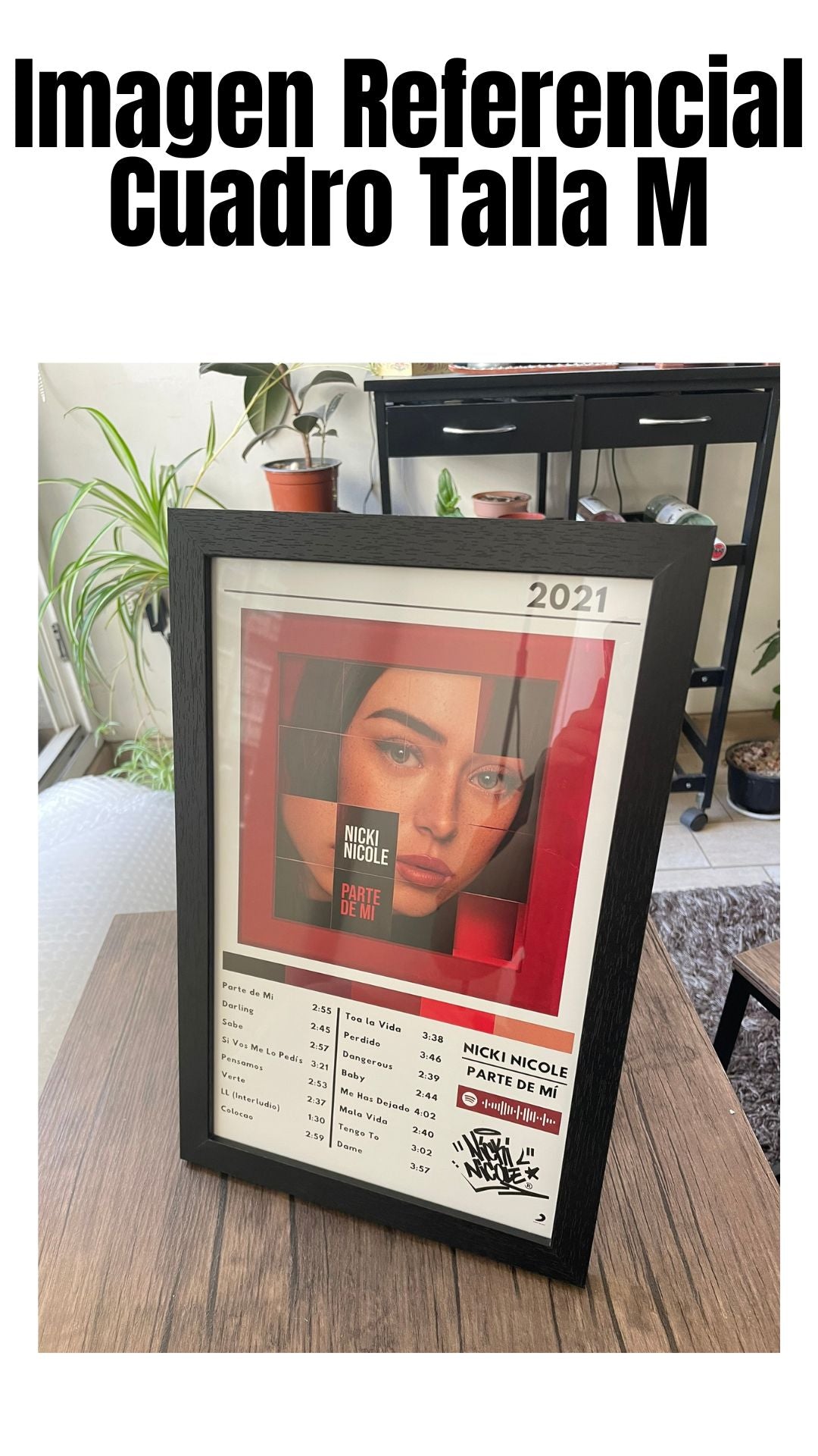 Cuadro Nicki Nicole - Parte de Mí