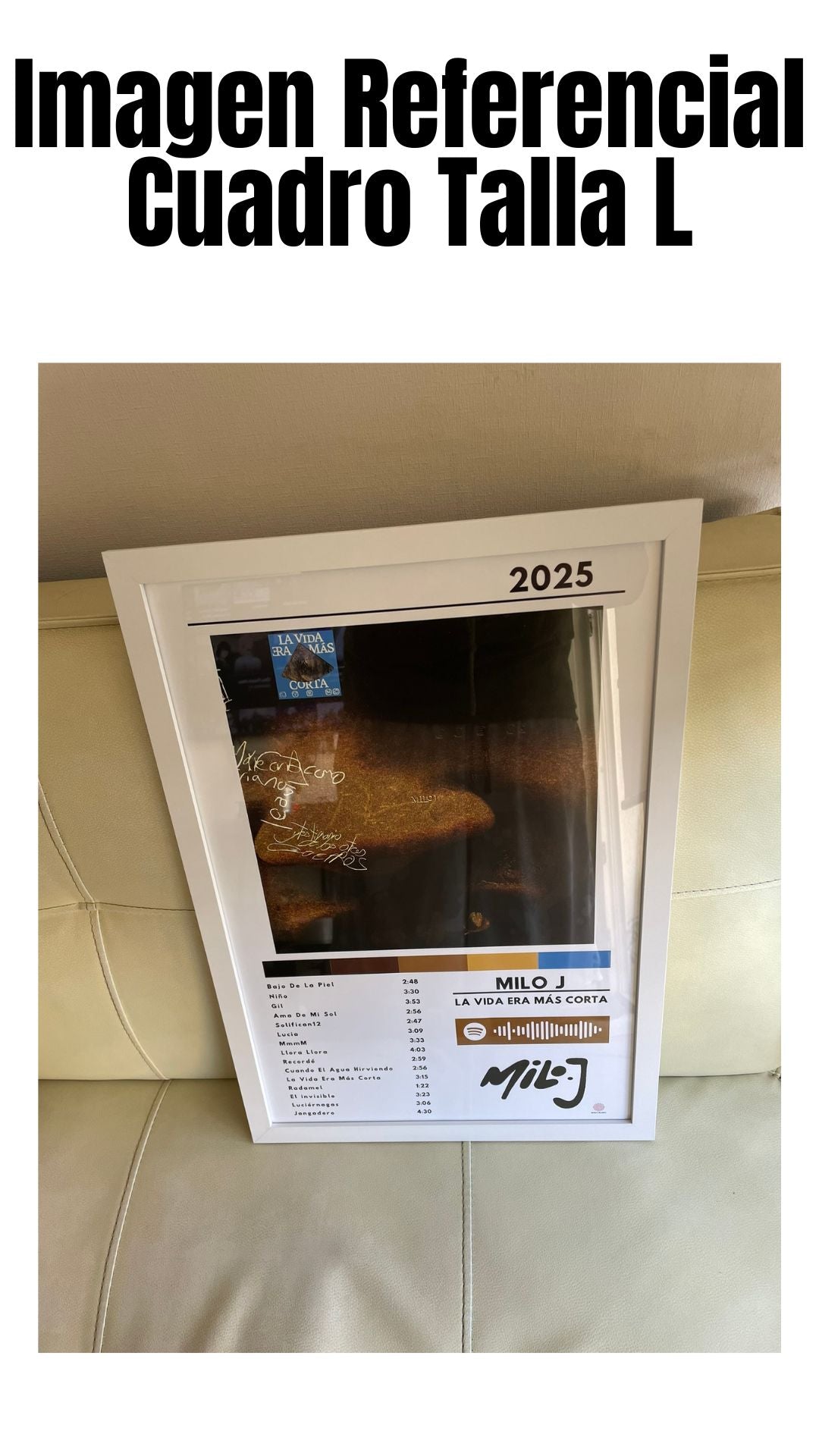 Cuadro Milo J - La Vida Era Más Corta