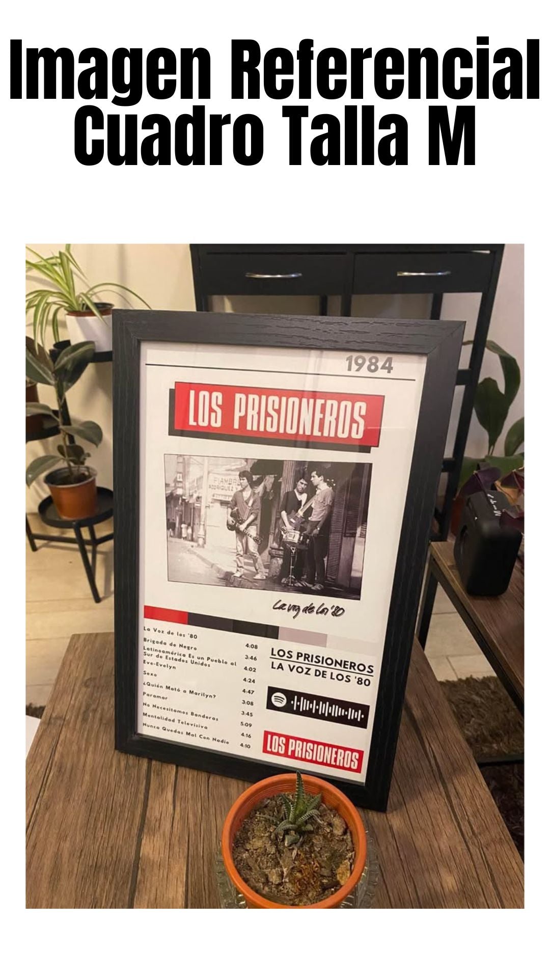 Cuadro Los Prisioneros - La Voz de los 80