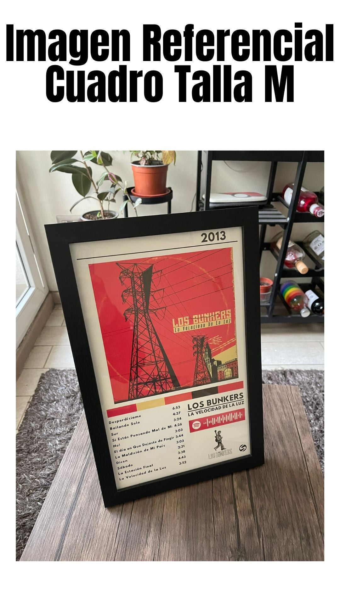 Cuadro Los Bunkers - La Velocidad de la Luz