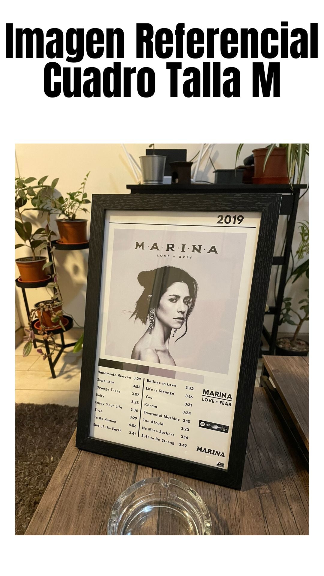 Cuadro MARINA - Love + Fear