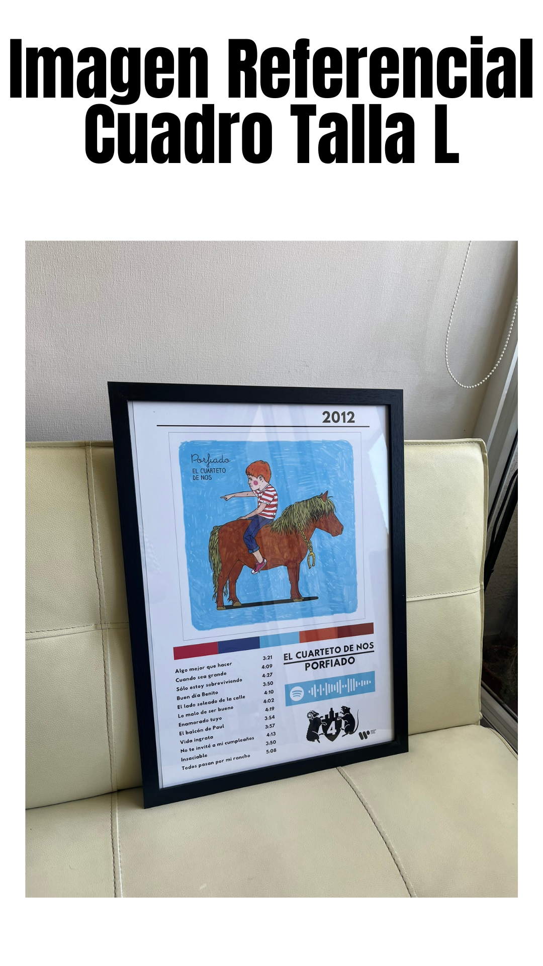 Cuadro El Cuarteto de Nos - Porfiado