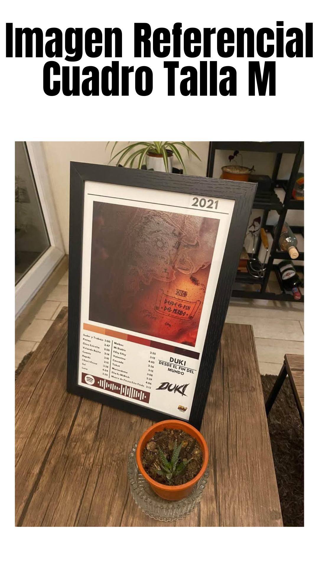 Cuadro Duki - Desde el fin del mundo