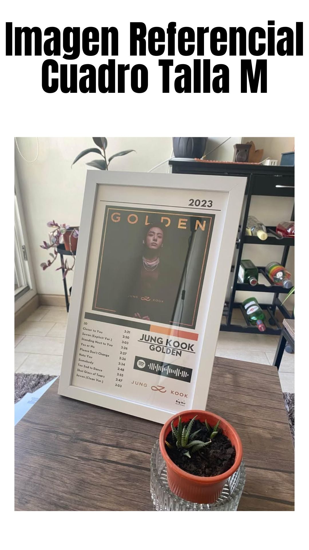 Cuadro Jungkook - Golden