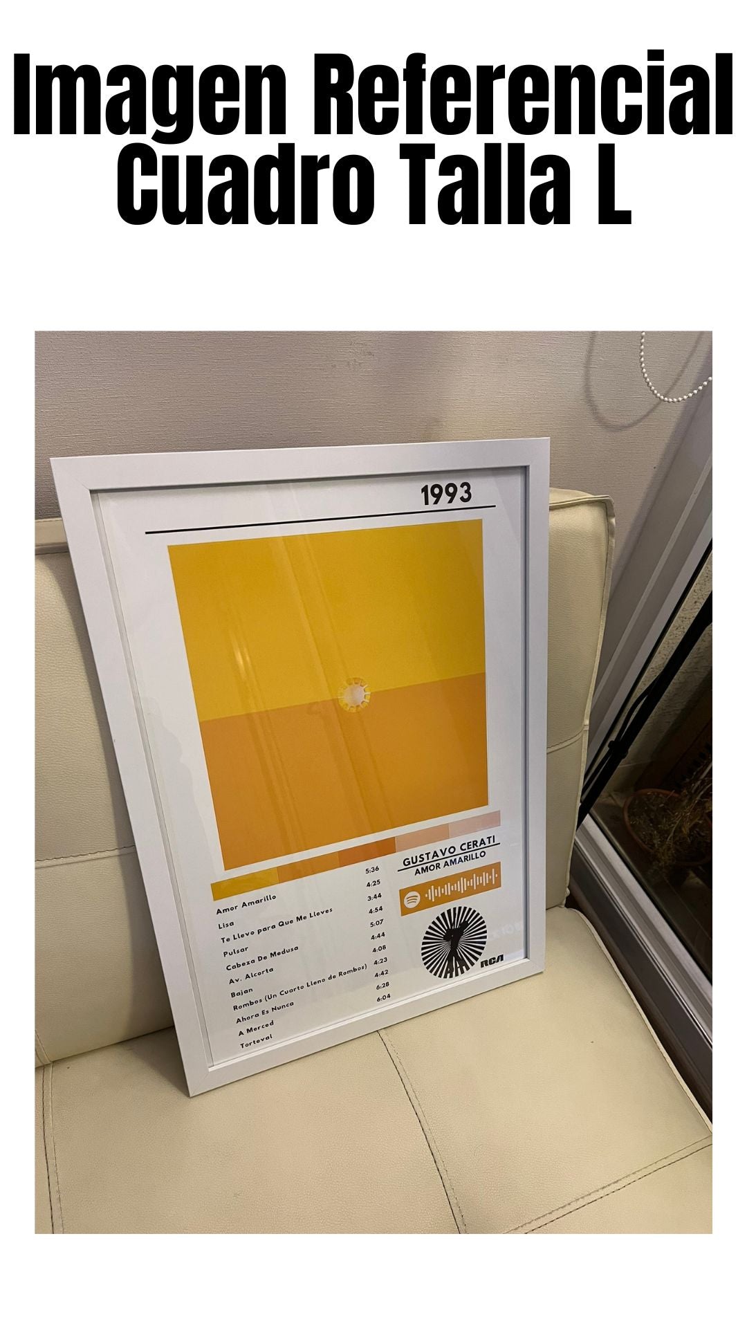 Cuadro Gustavo Cerati - Amor Amarillo