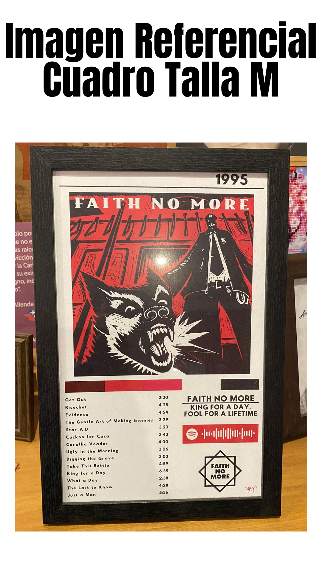 Cuadro Faith No More - King for a Day... Fool for a Lifetime