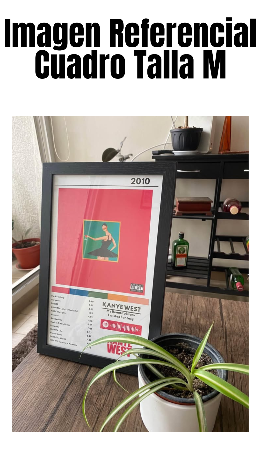 Cuadro Kanye West - My Beautiful Dark Twisted Fantasy