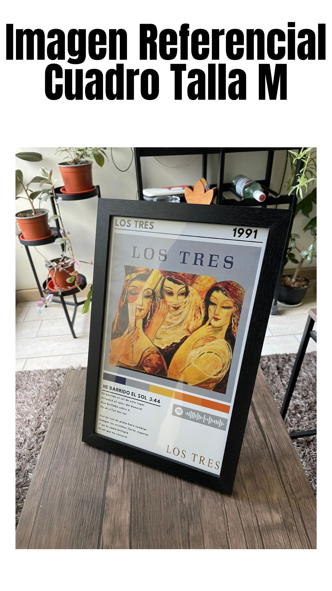 Cuadro Los Tres - He barrido el sol