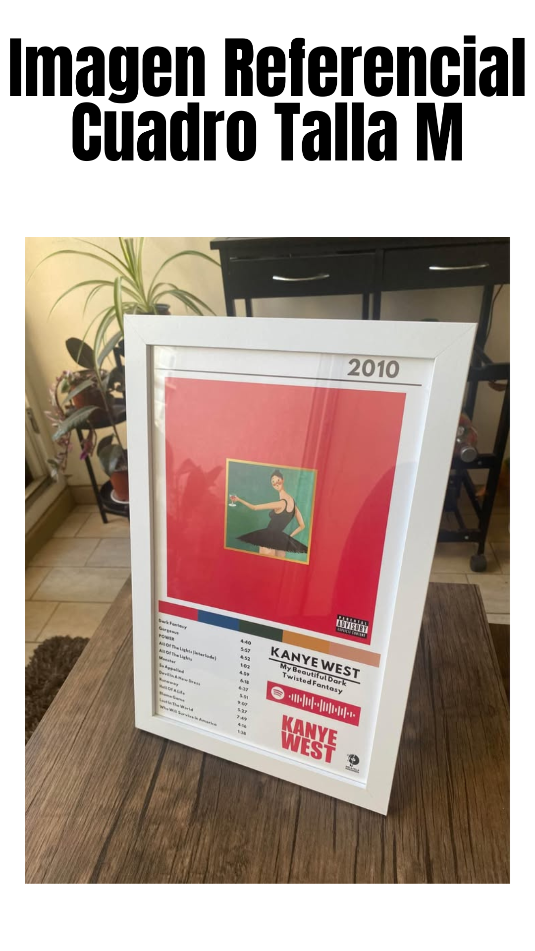 Cuadro Kanye West - My Beautiful Dark Twisted Fantasy