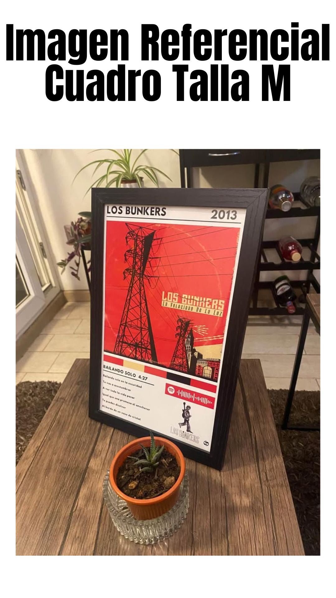 Cuadro Los Bunkers - Bailando Solo