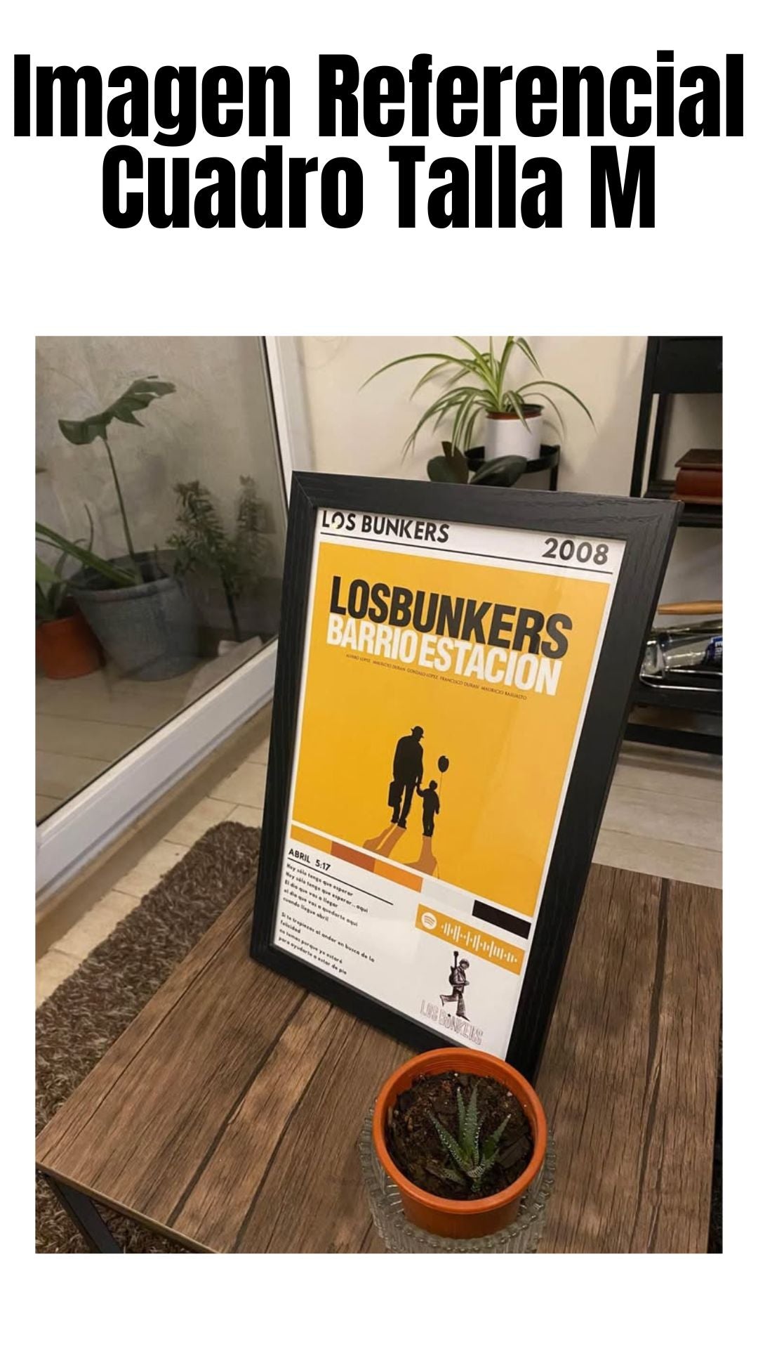 Cuadro Los Bunkers - Abril