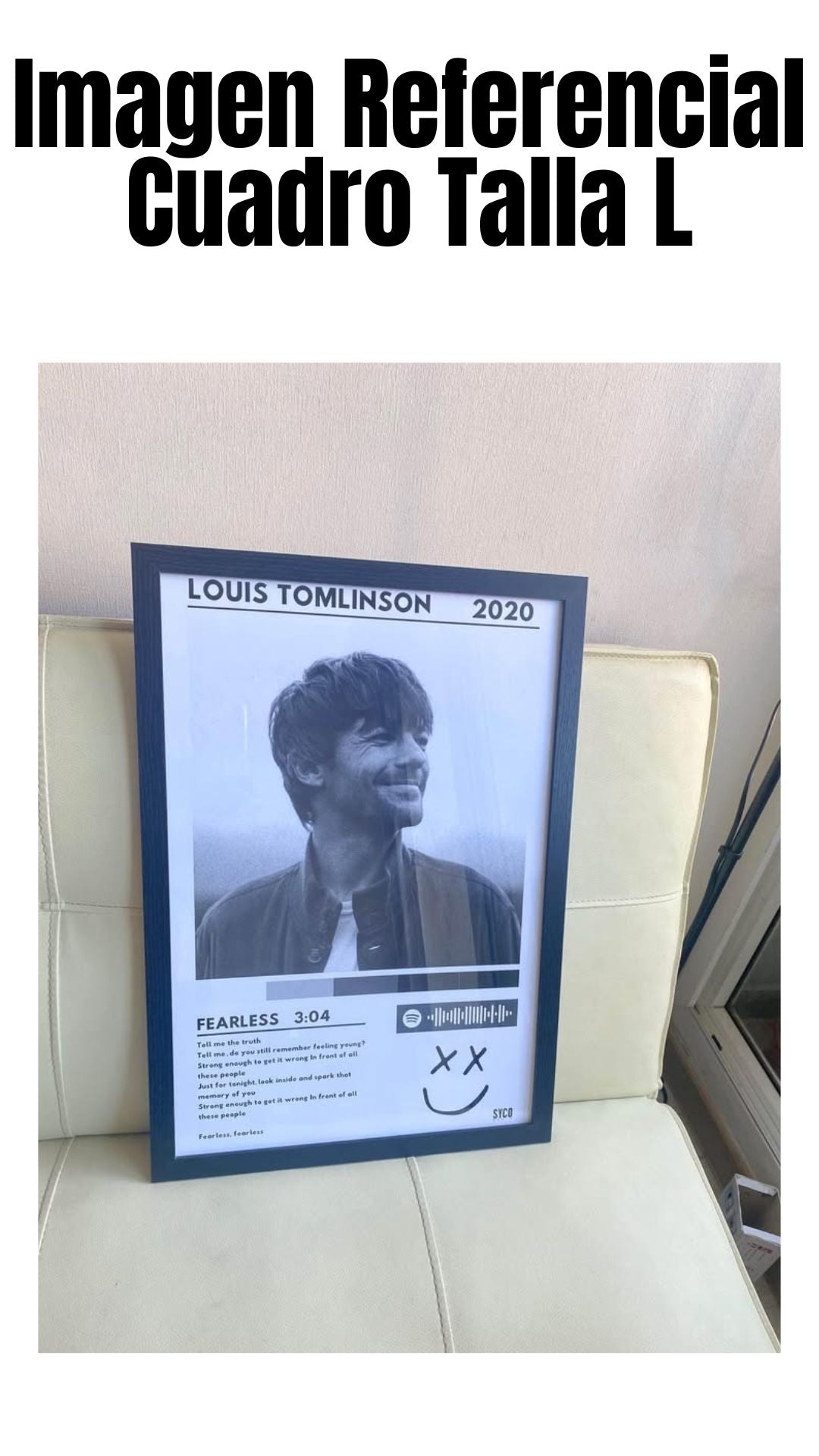 Cuadro Louis Tomlinson -  Fearless