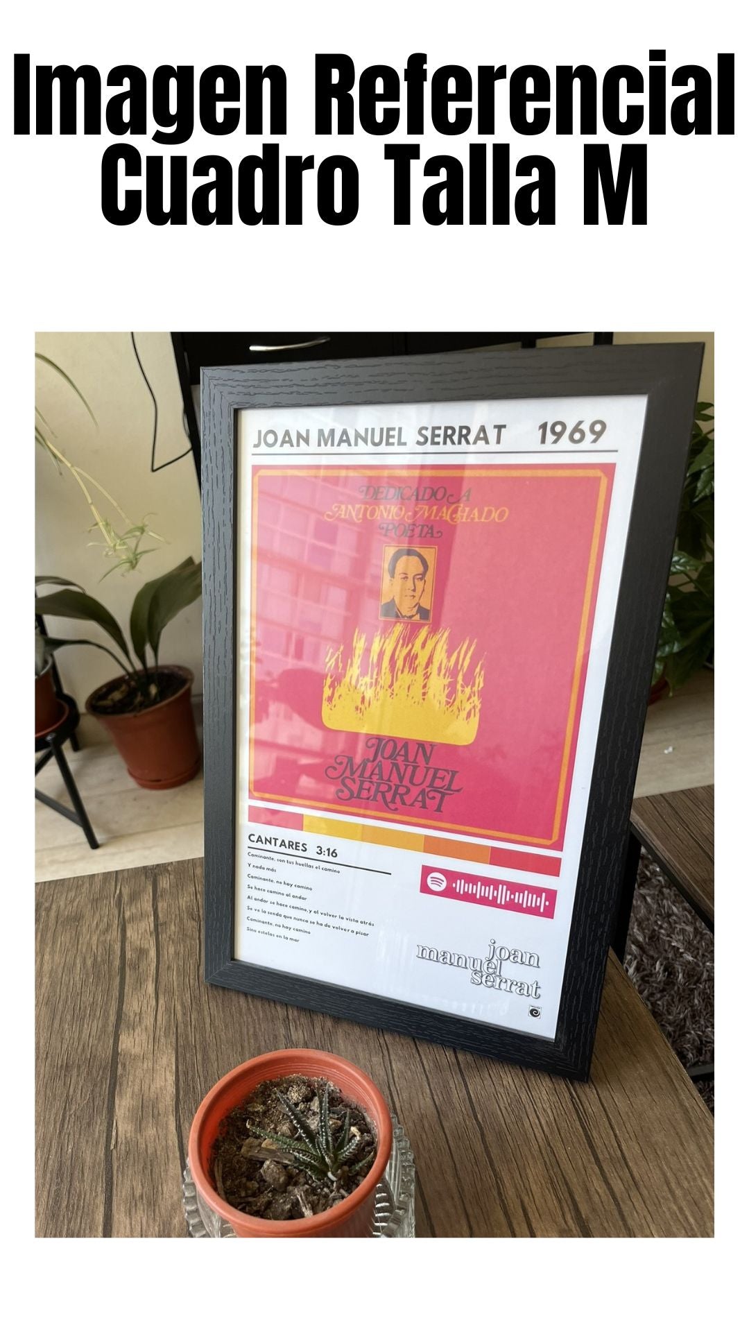 Cuadro Joan Manuel Serrat - Cantares