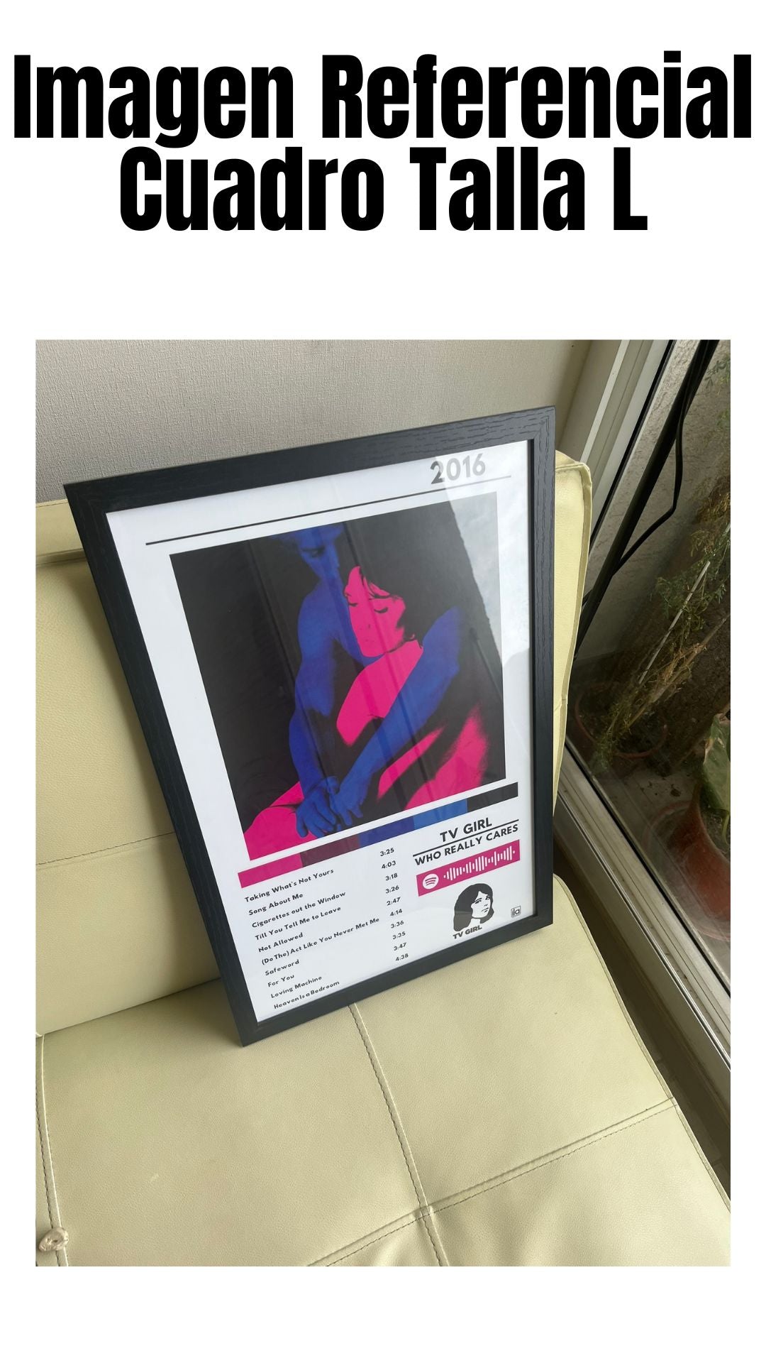 Cuadro TV Girl - Who Really Cares