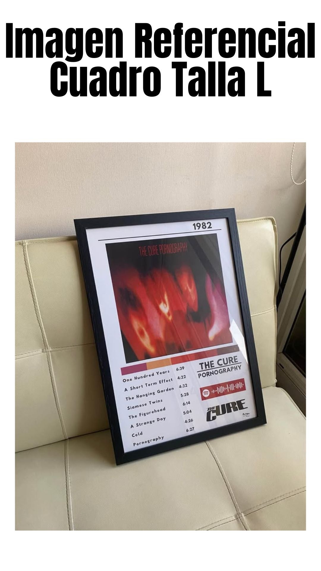 Cuadro The Cure - Pornography