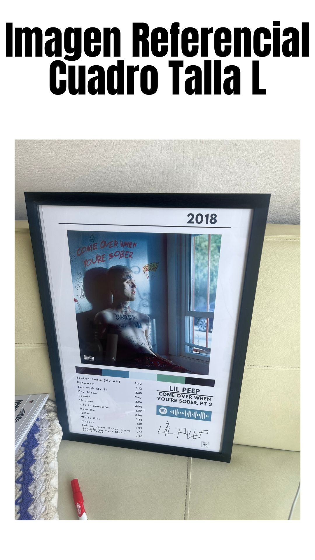 Cuadro Lil Peep - Come Over When You're Sober, Pt. 2