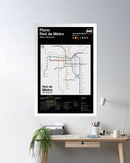 Cuadro Metro De Santiago