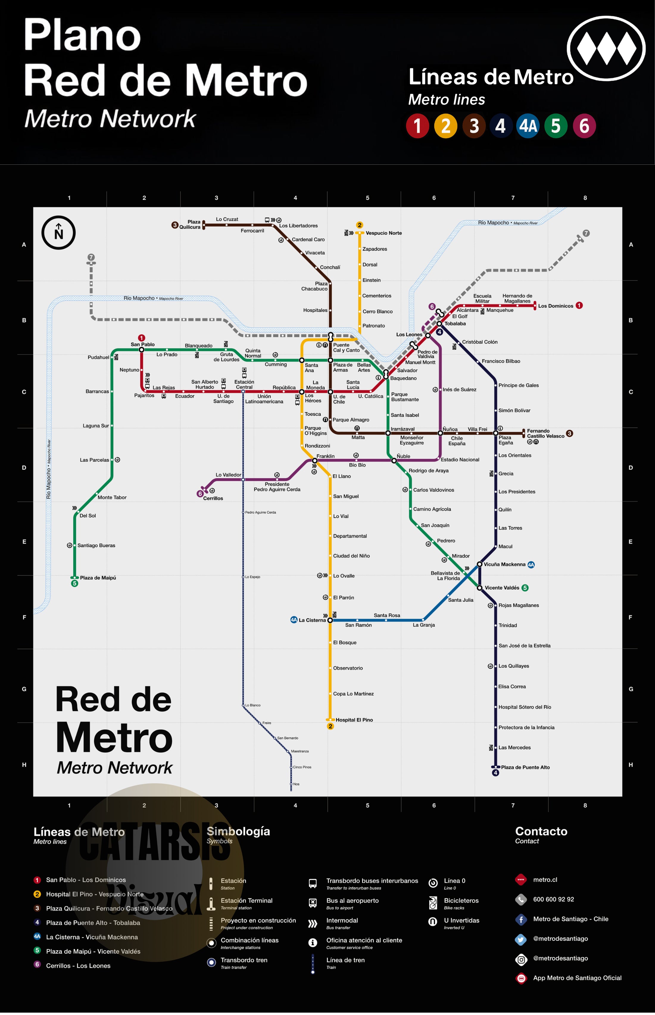 Cuadro Metro De Santiago