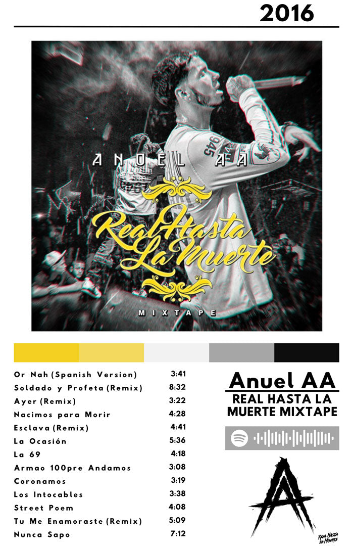 Cuadro Anuel AA - Real hasta la muerte